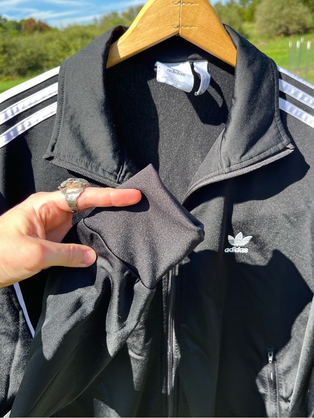 2023 Adidas Adicolor Classics Firebird 2-Piece Track Suit Trefoil Snap Pants - Picture 13 of 16